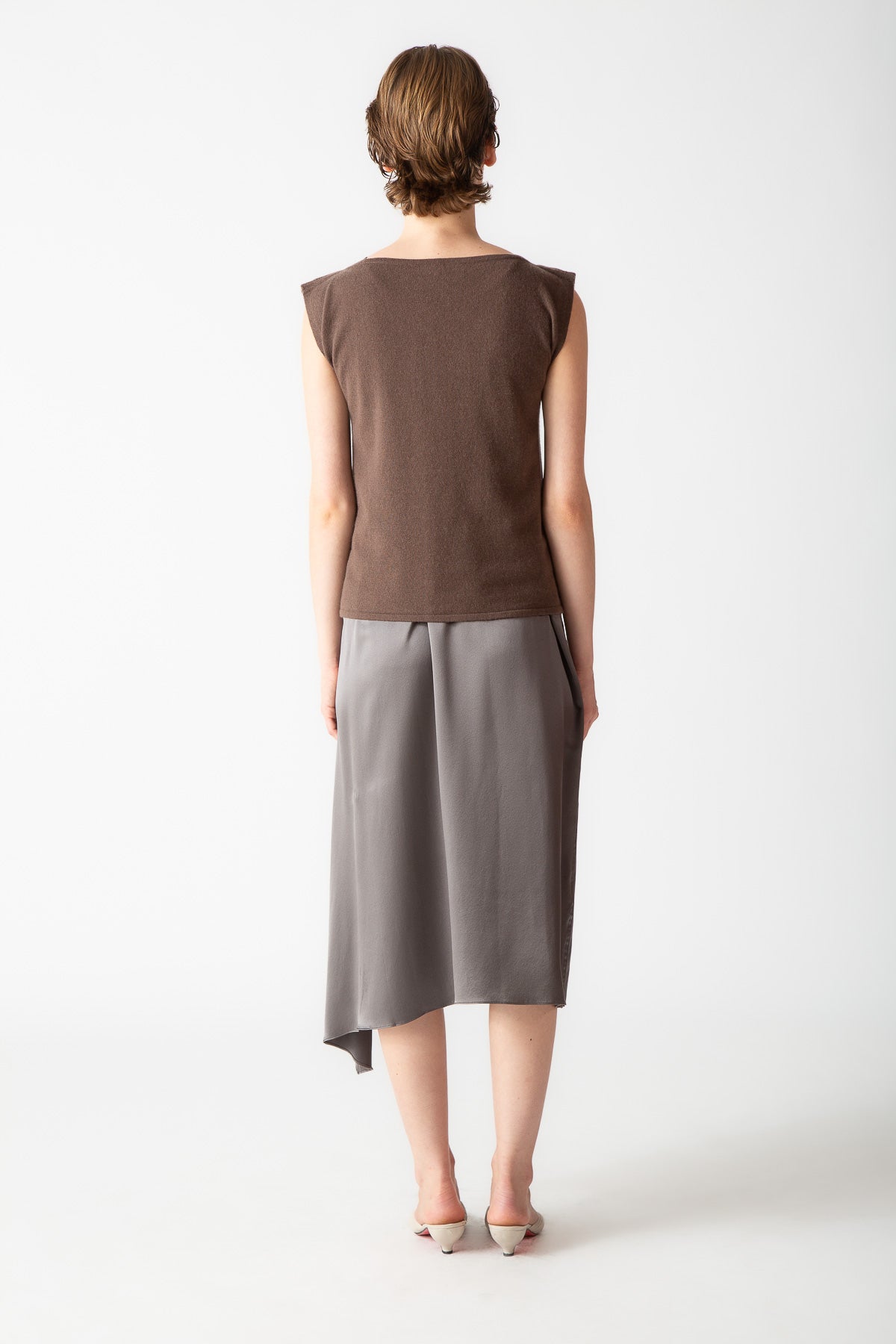 INTARSIA SLEEVELESS TOP