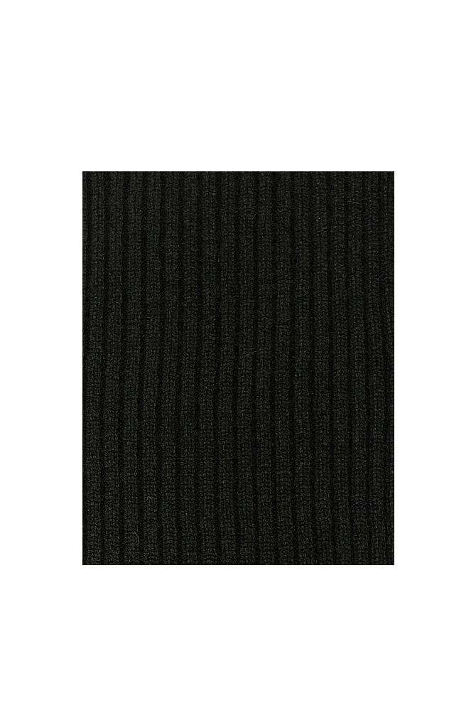 CASHMERE RIBBED SCARF