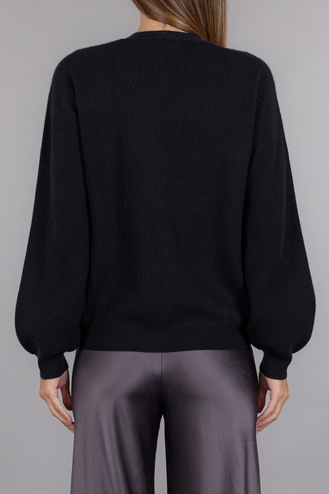 ARGYLE SEQUINS CARDIGAN