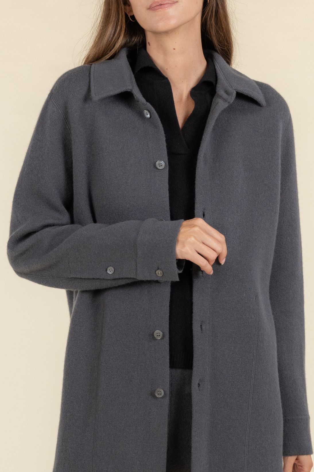 CASHMERE SHIRT JACKET