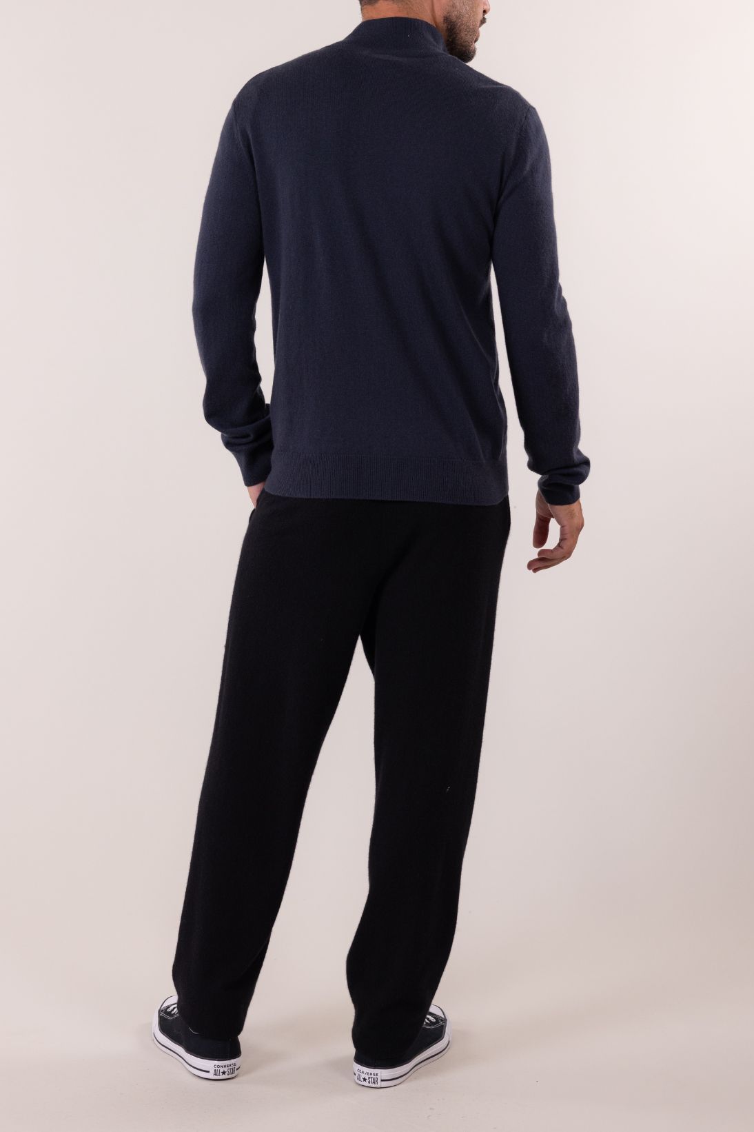 SUSTAINABLE CASHMERE FULL ZIP CARDIGAN