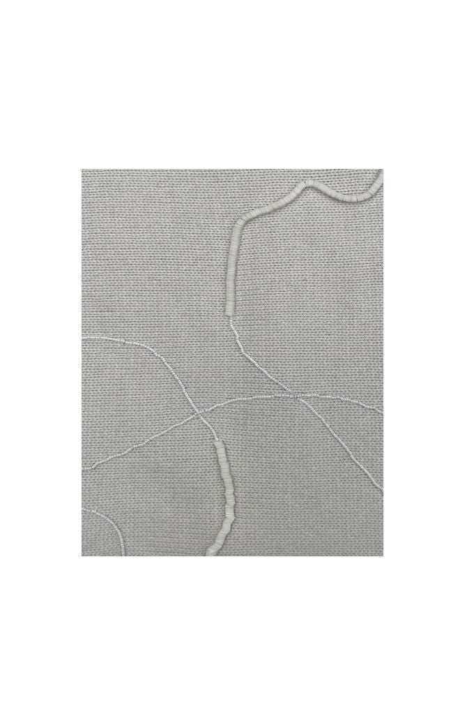 ABSTRACT BEADED SWEATER