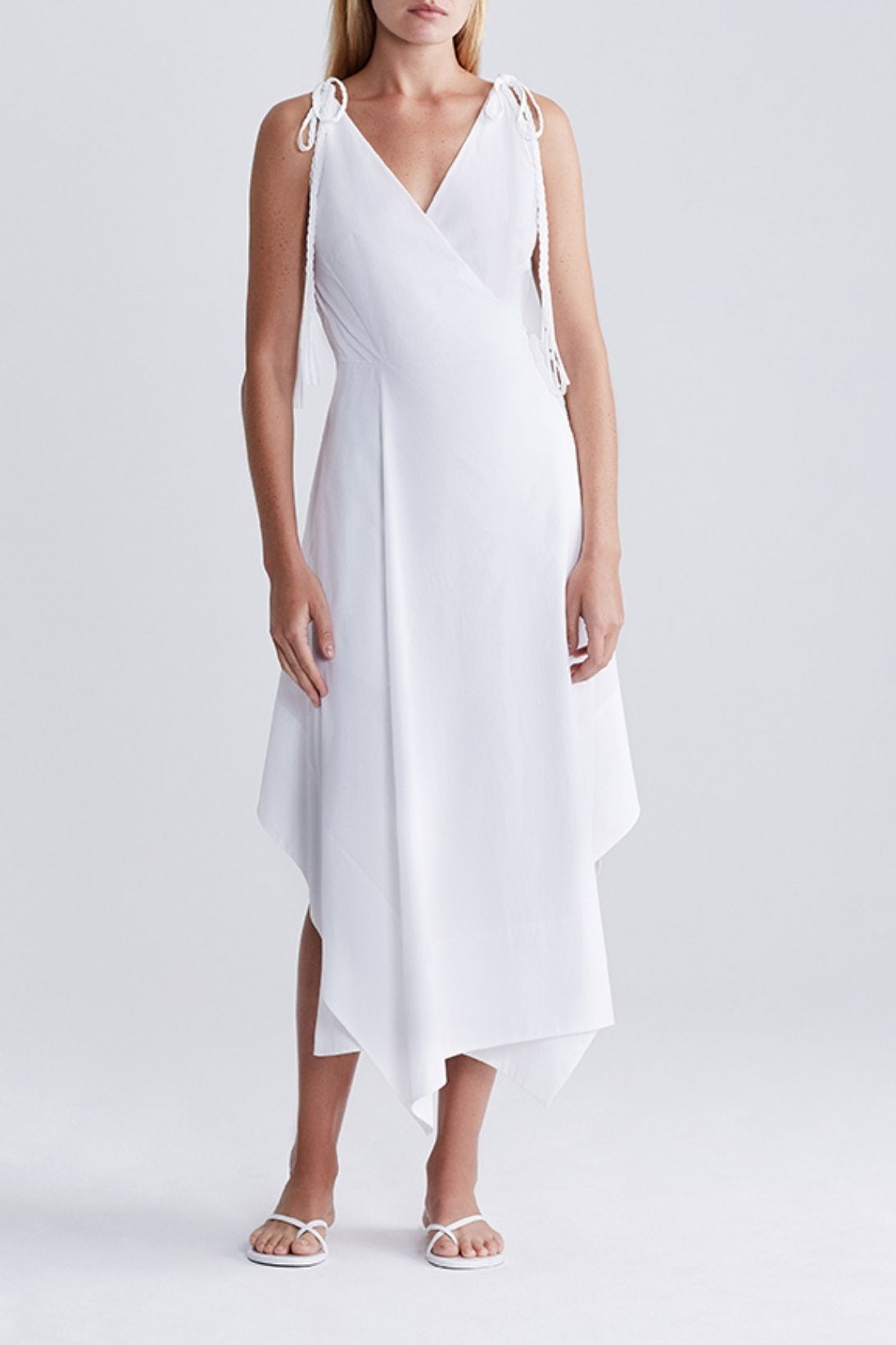 ladies white wrap dress White Long Sleeve Wrap Dress | Womens | Small (Available in M, L) | 100% Polyester | Lulus