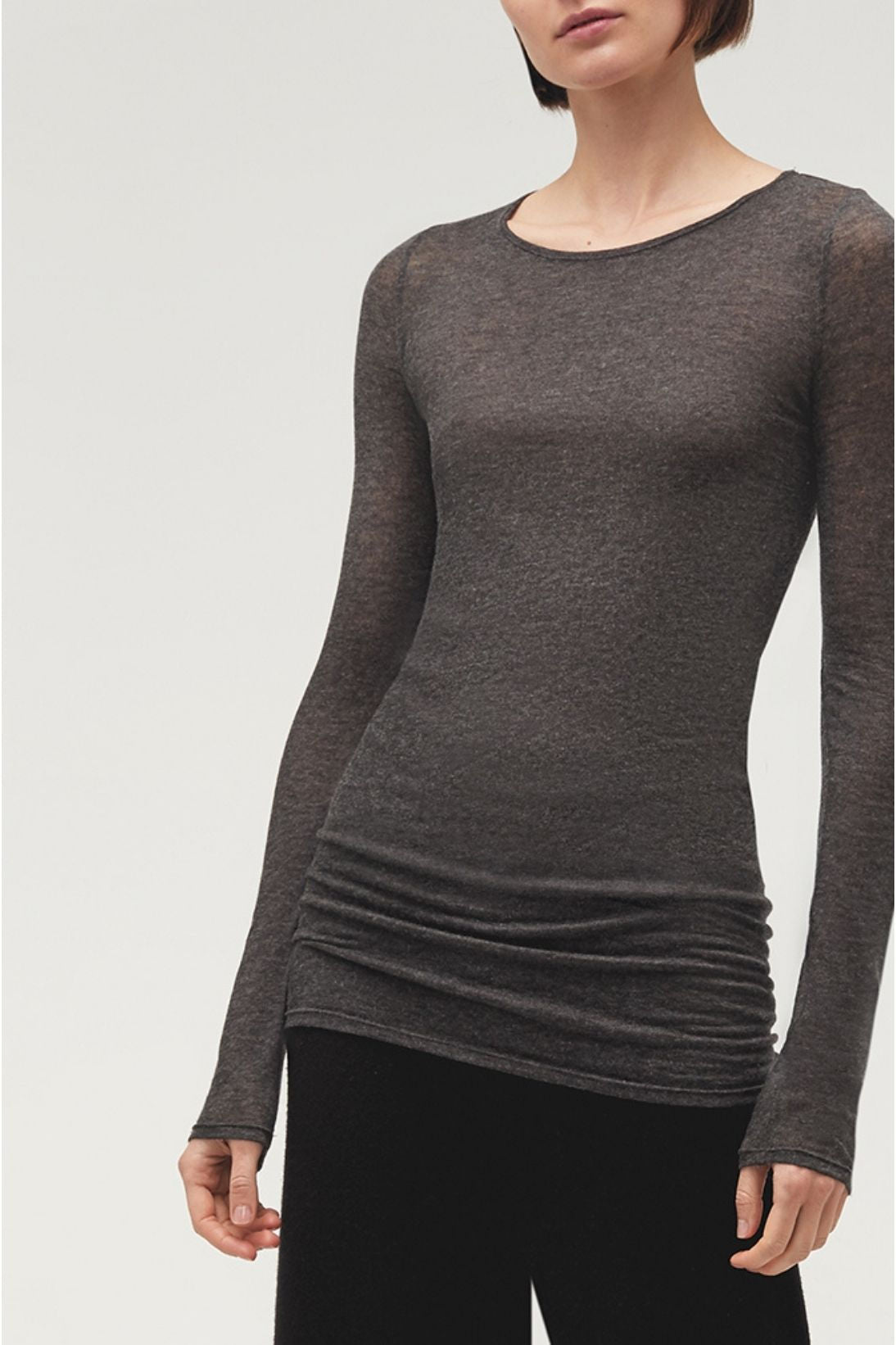 CASHMERE SKIN CREWNECK