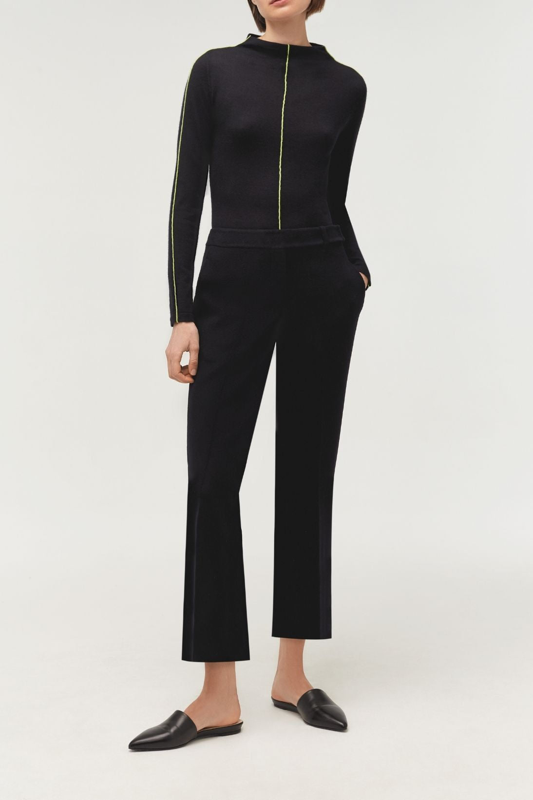 SHINE FRAME L/S MOCKNECK