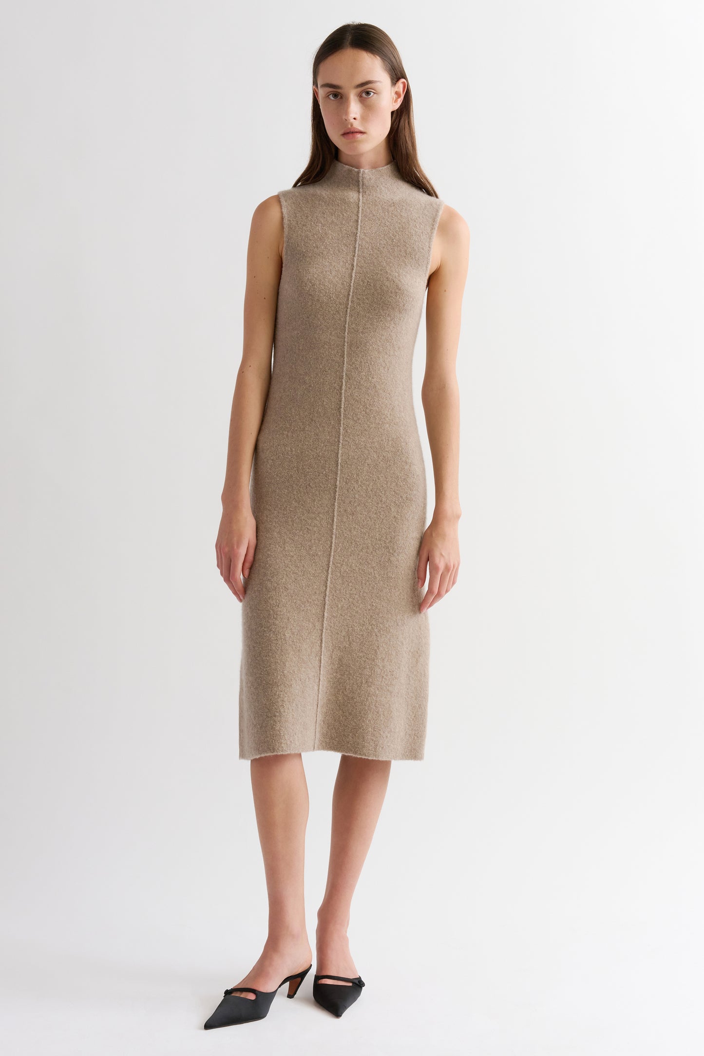 CASHMERE BOUCLE DRESS