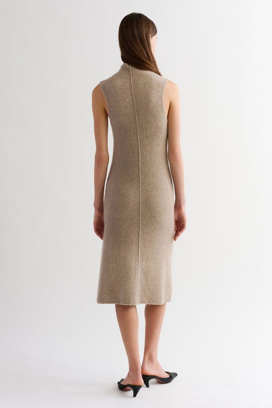 CASHMERE BOUCLE DRESS