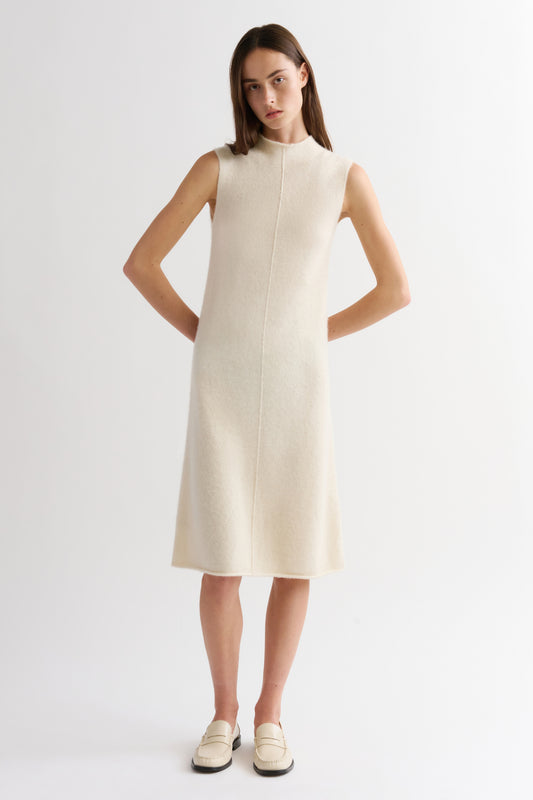 BOUCLE CASHMERE DRESS