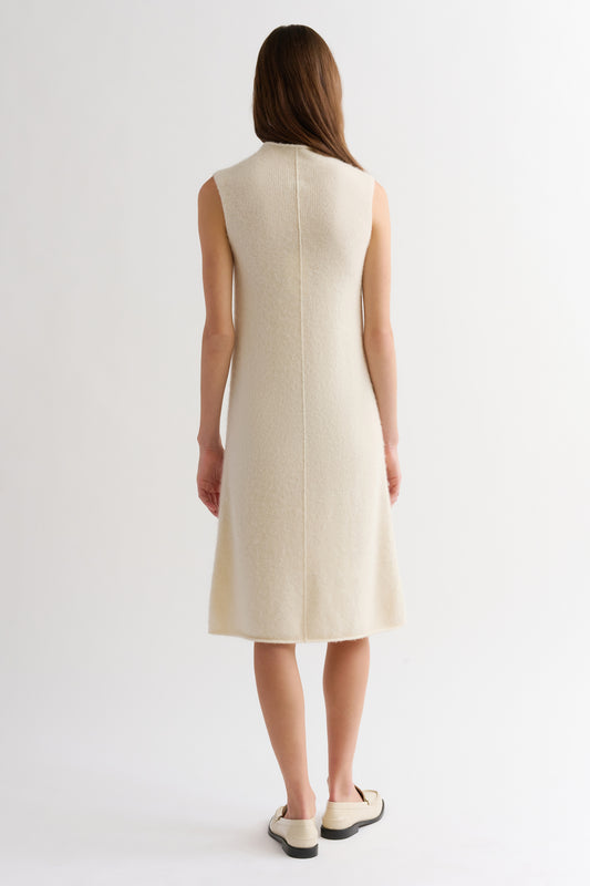 BOUCLE CASHMERE DRESS