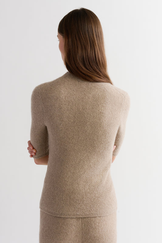 BOUCLE CASHMERE TOP