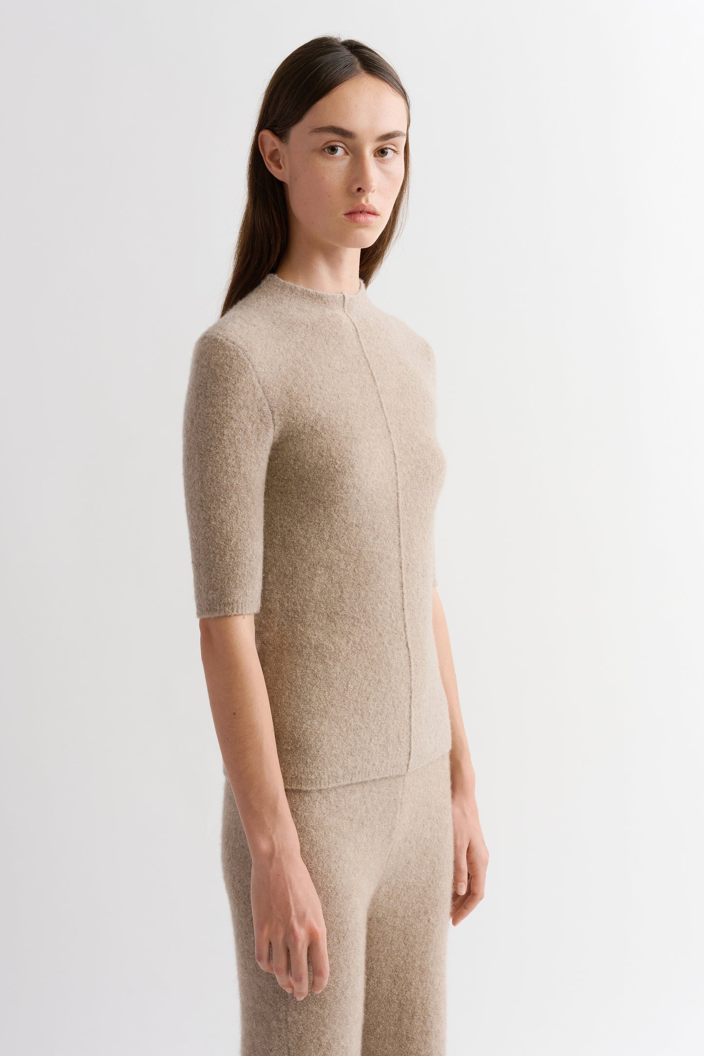 BOUCLE CASHMERE TOP