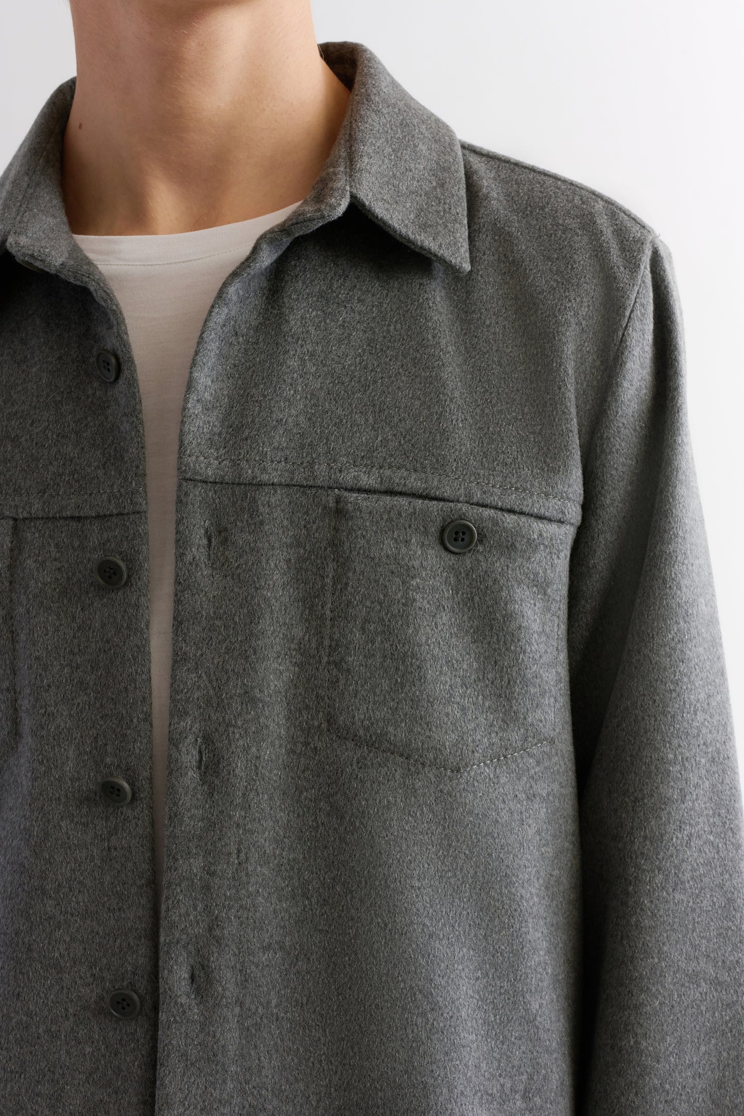 CASHMERE SHIRT JACKET