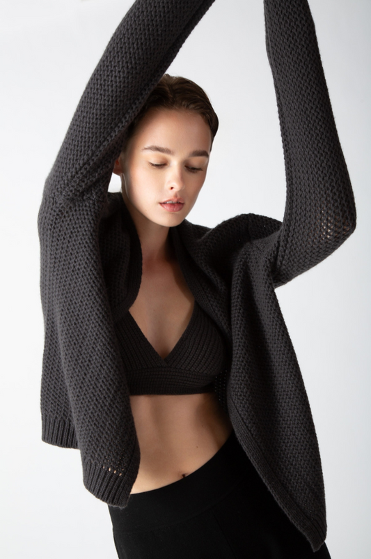 CASHMERE SWEATER CARDIGAN