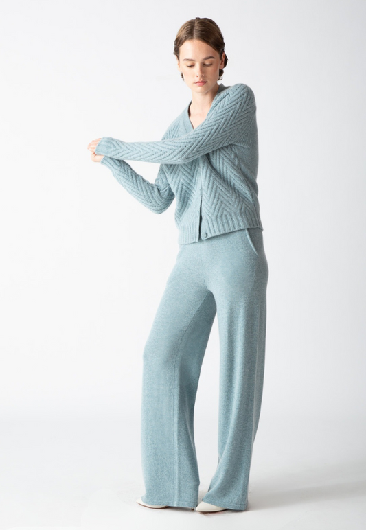 CHEVRON STITCH CARDIGAN