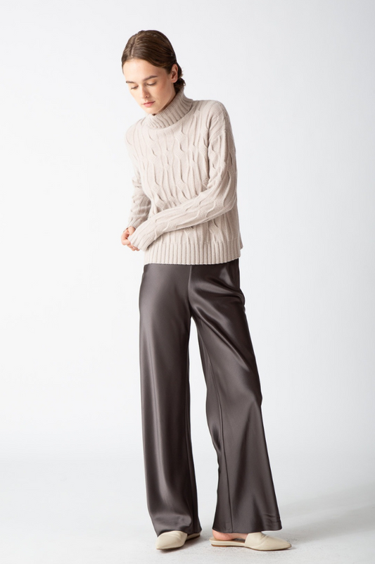 CABLE TURTLENECK