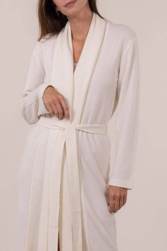 WAFFLE STITCH PLACKET ROBE