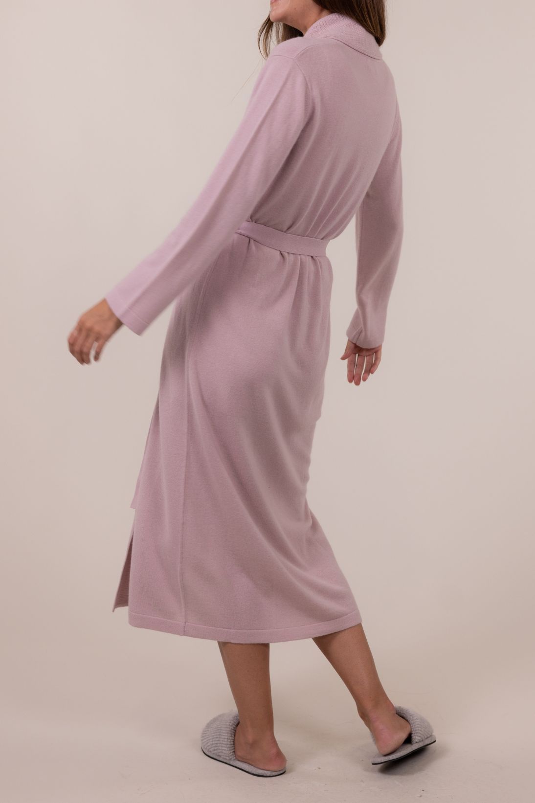 WAFFLE STITCH PLACKET ROBE