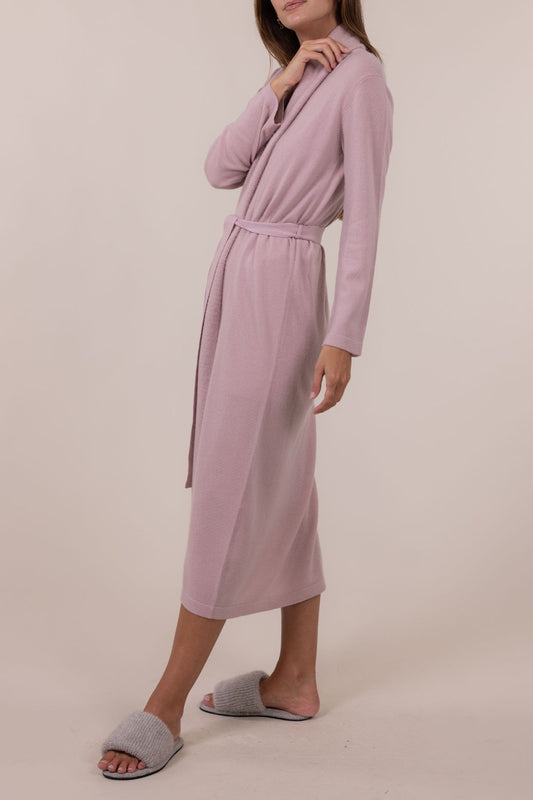 WAFFLE STITCH PLACKET ROBE