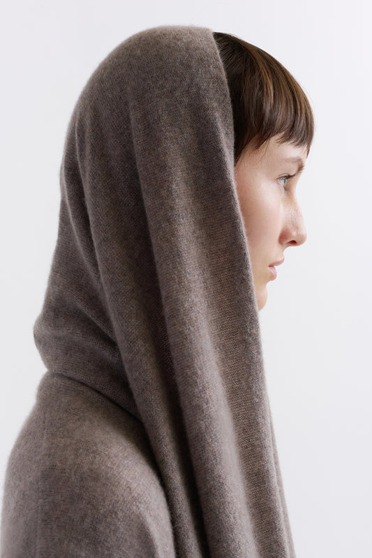 HOODED DRAPE DUSTER