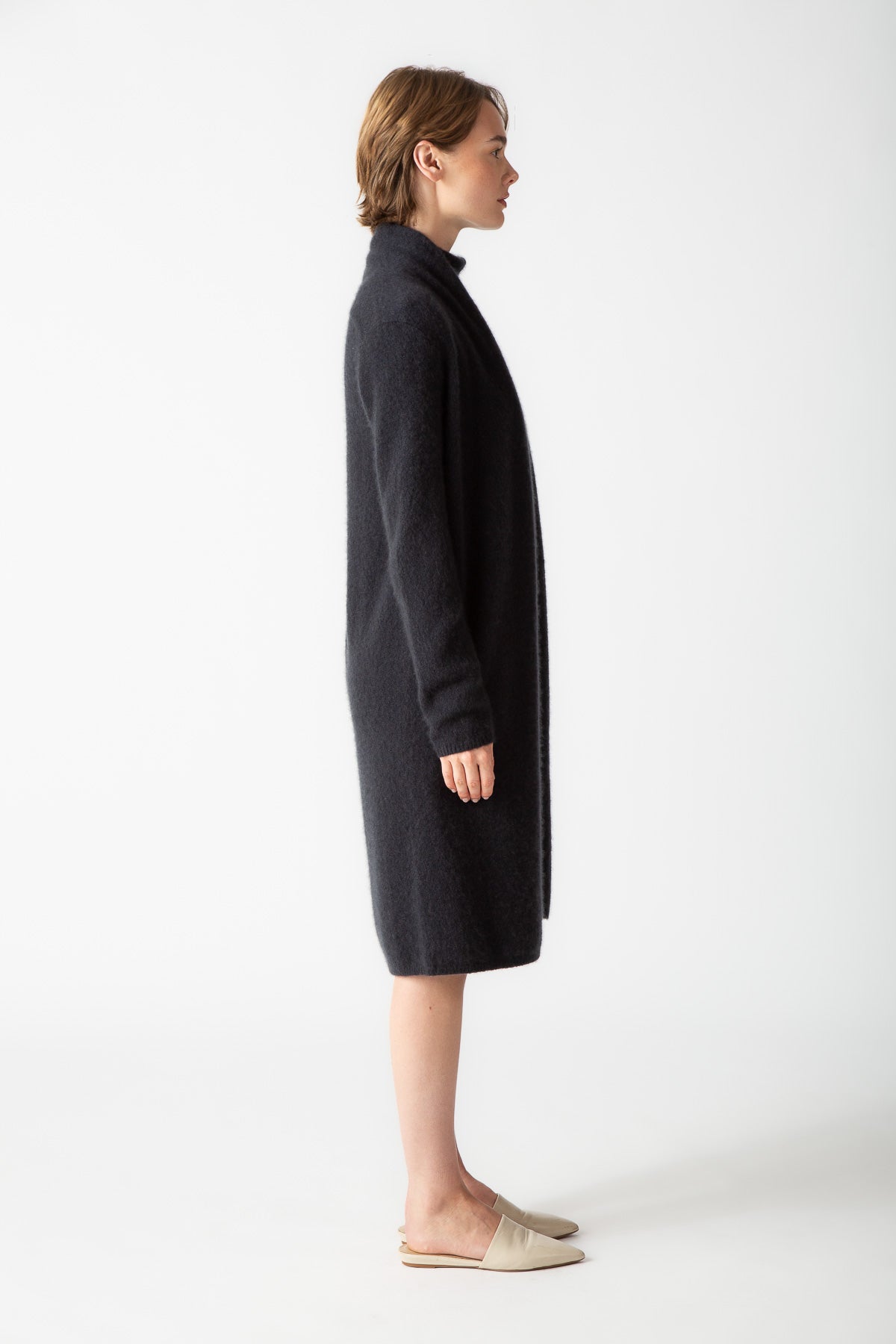 BOUCLE CASHMERE LONG CARDIGAN