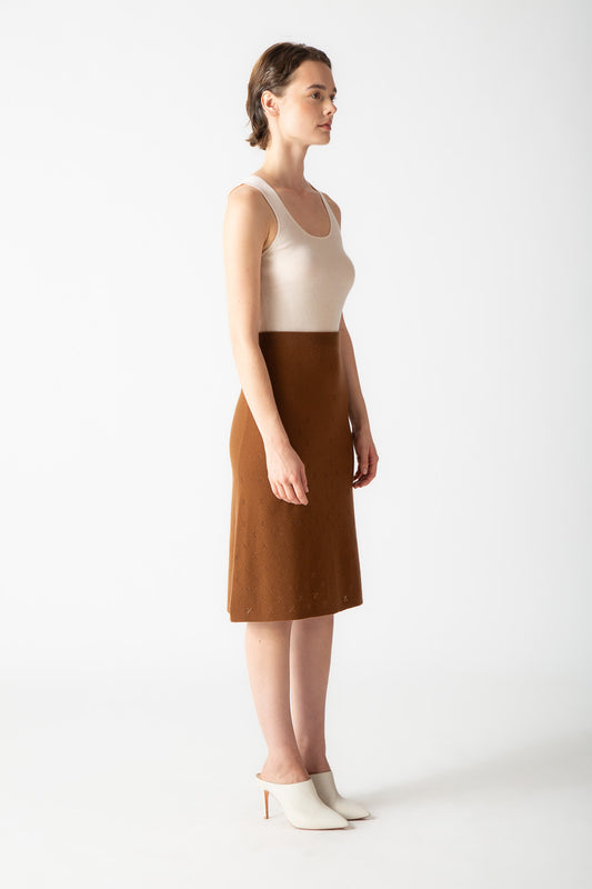 DETAILED STITCH SKIRT