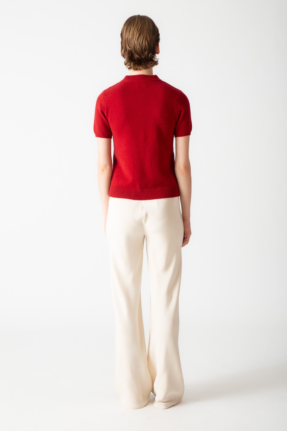 TEXTURED MOCKNECK TOP