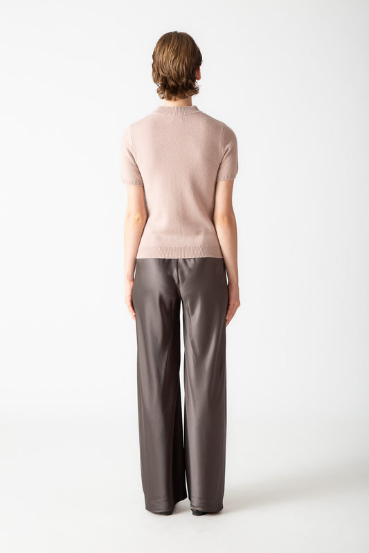 TEXTURED MOCKNECK TOP