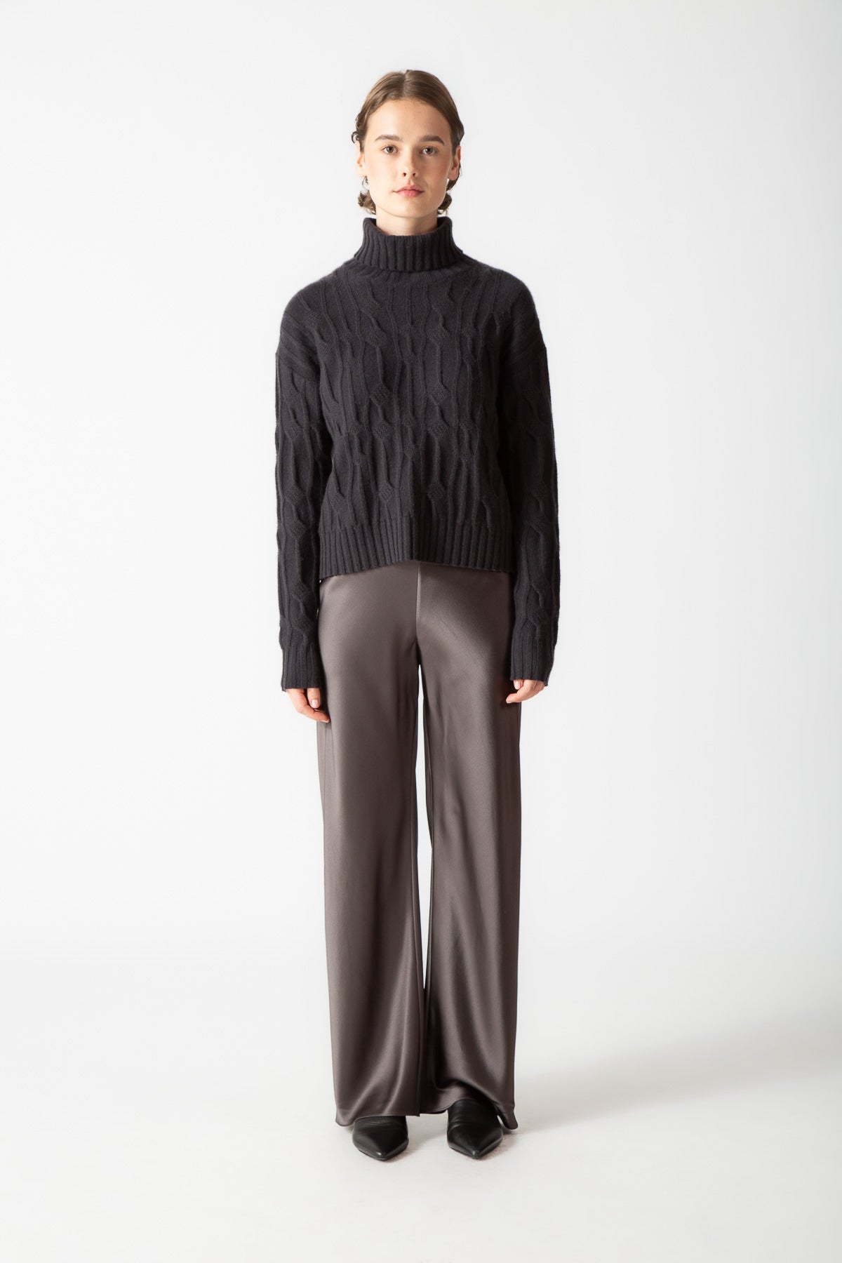 CABLE TURTLENECK