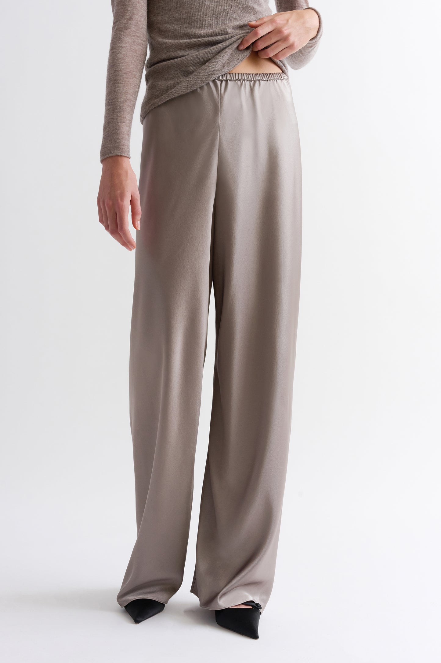 MATTE SILK PANTS