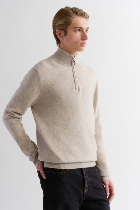 MOCK NECK ZIP