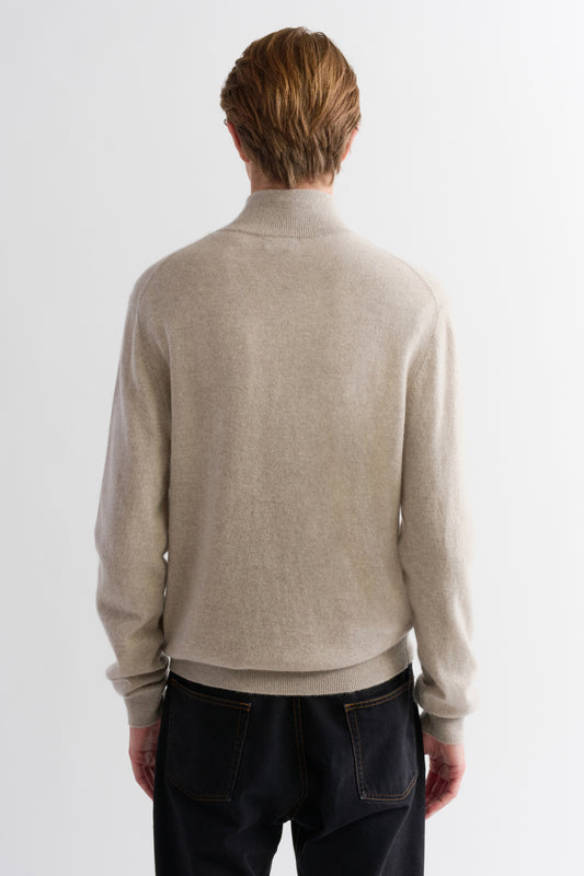 MOCK NECK ZIP