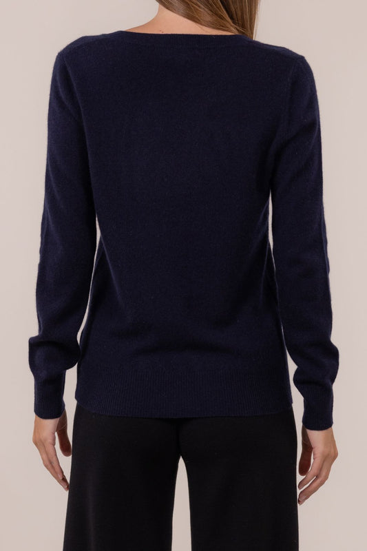 CLASSIC CASHMERE V-NECK