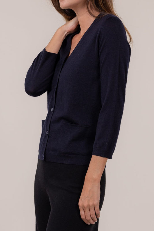 CLASSIC SUPERFINE CASHMERE CARDIGAN