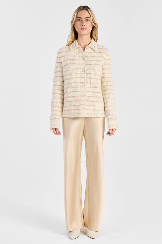 BUTTON-UP SHIRT JACKET