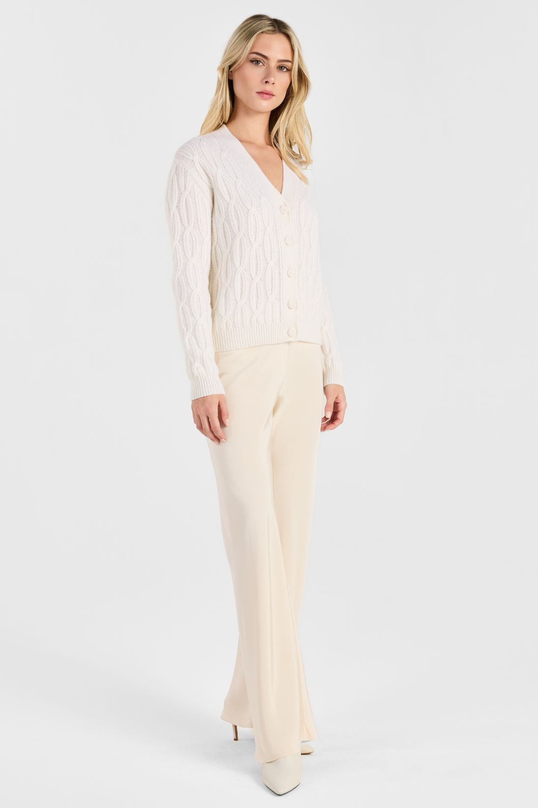 BRAIDED CABLE CARDIGAN