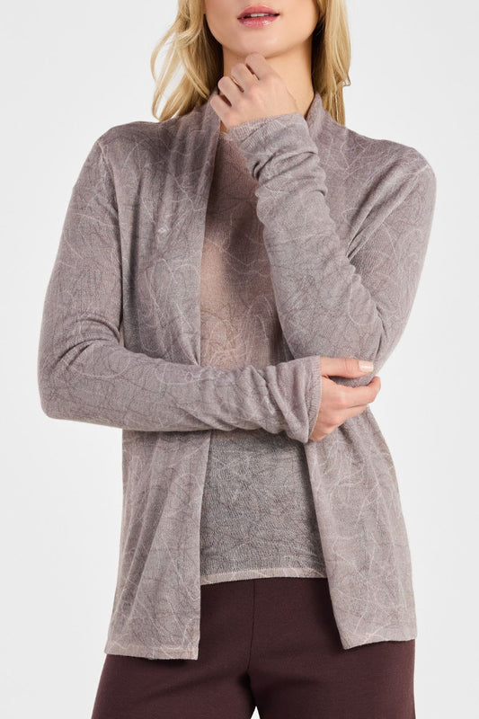 PRINTED MAP CARDIGAN