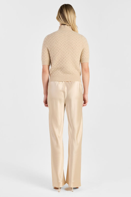 BOUCLE CASHMERE TURTLENECK