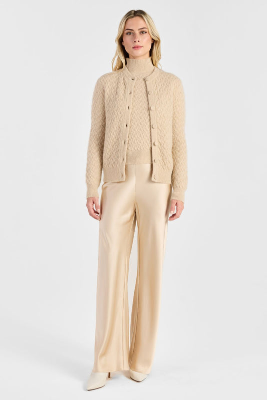 BOUCLE CASHMERE CARDIGAN