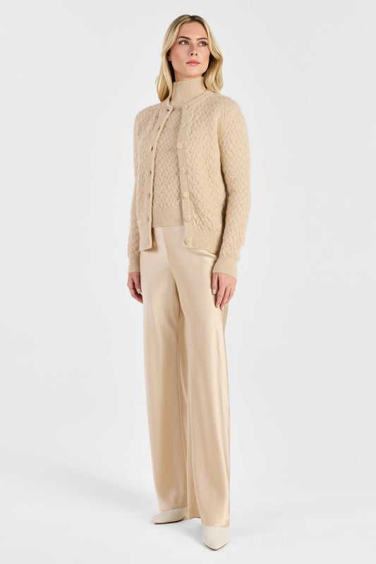 BOUCLE CASHMERE CARDIGAN