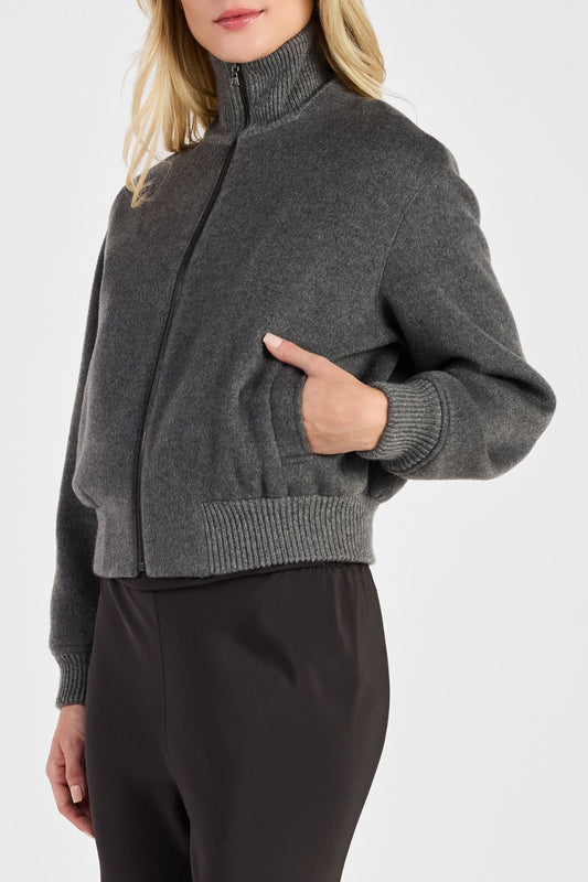 DOUBLE FACE BOMBER JACKET