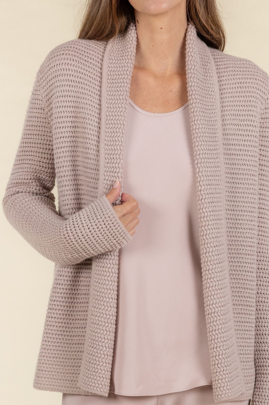 TEXTURE STITCH CARDIGAN