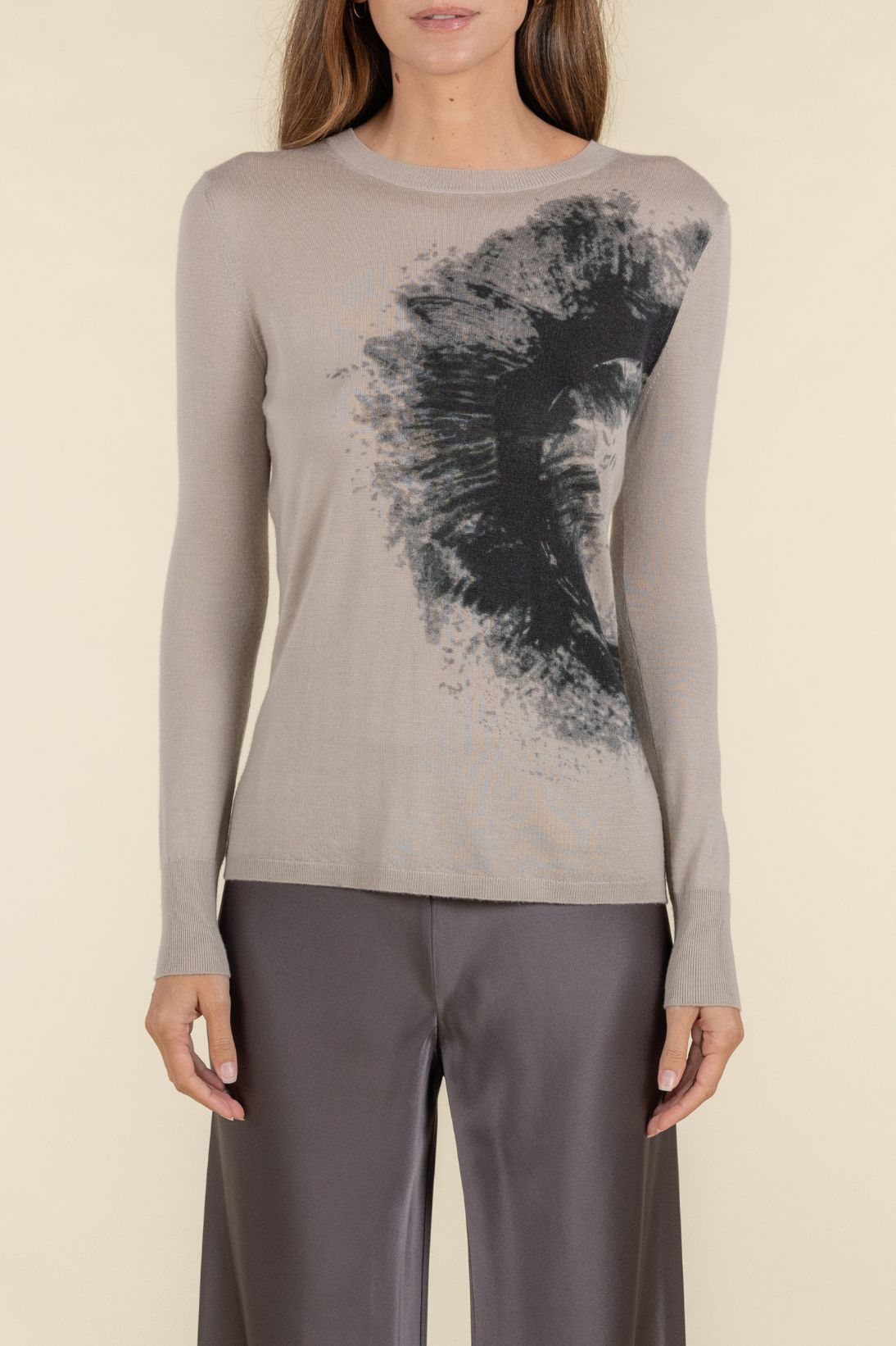 SUPERFINE BRUSHSTROKE TOP