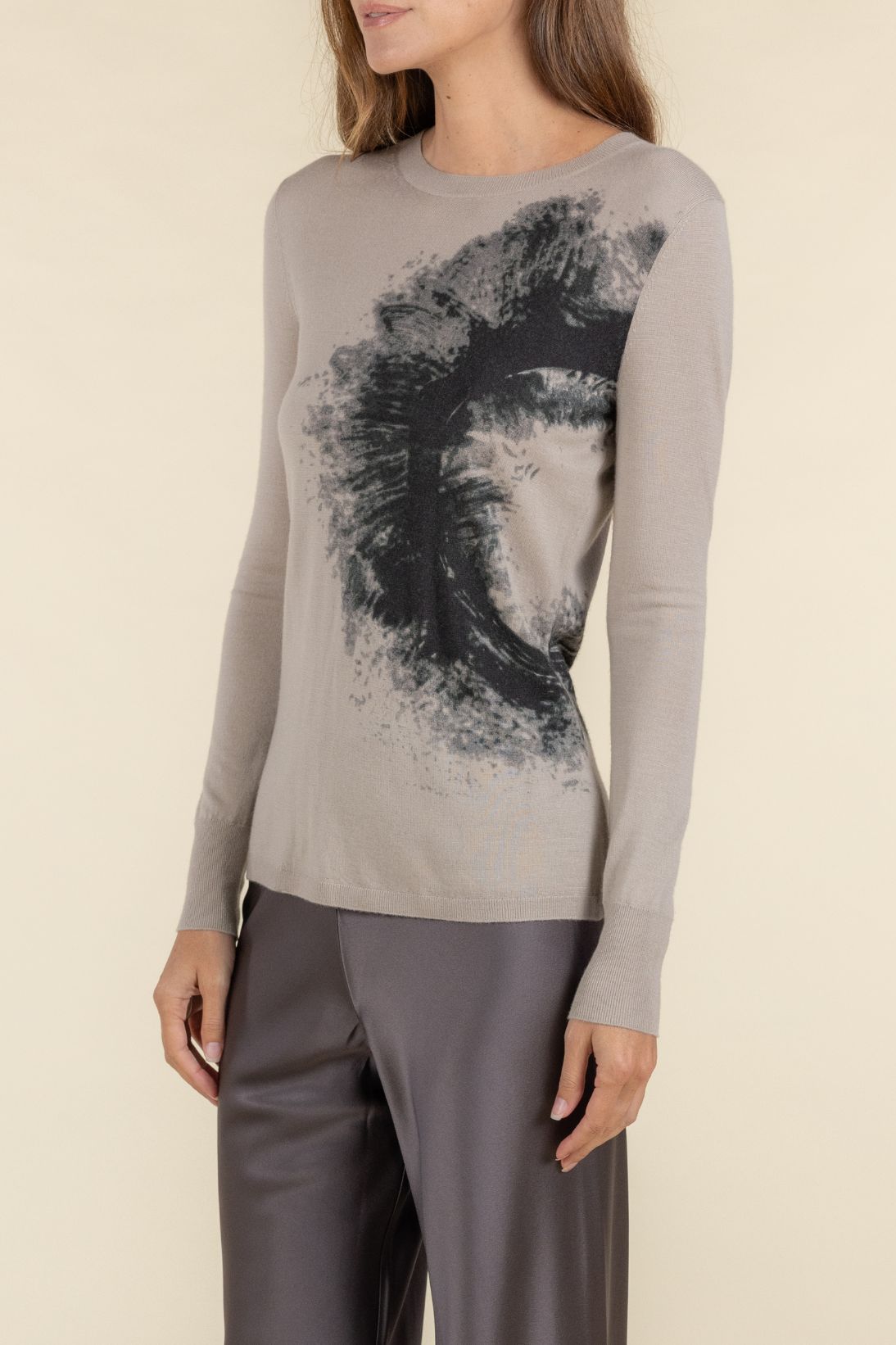 SUPERFINE BRUSHSTROKE TOP