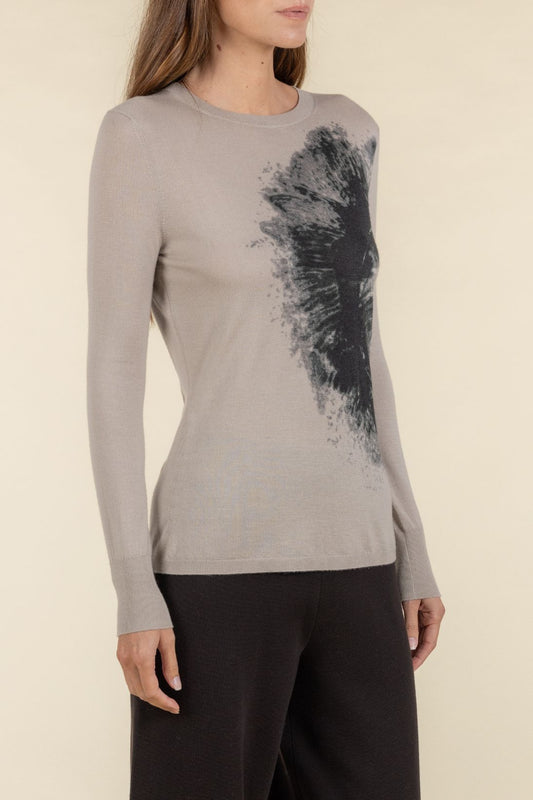 SUPERFINE BRUSHSTROKE TOP