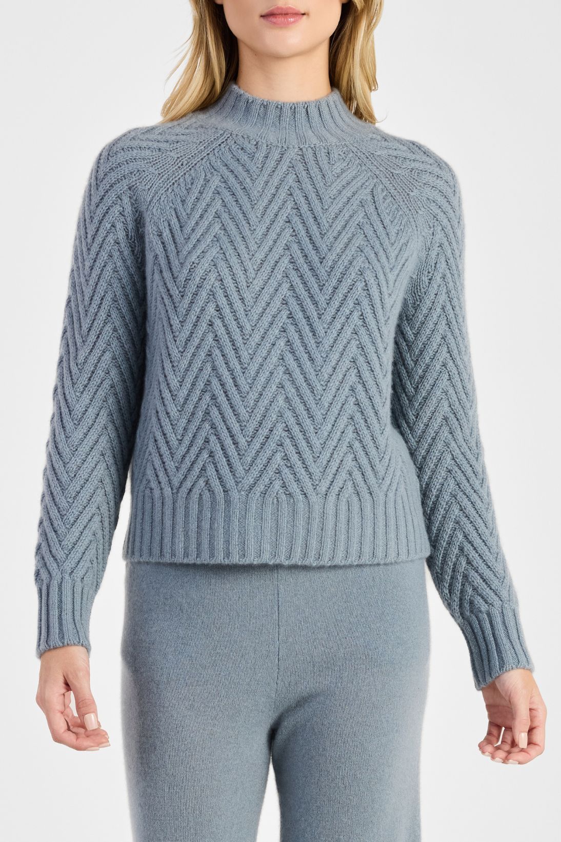 CHEVRON STITCH TOP