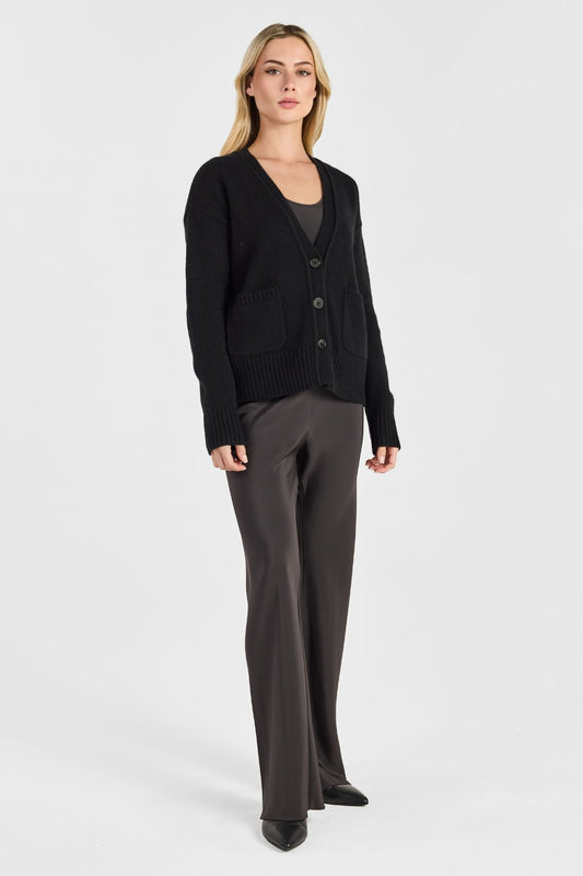 HEAVY JERSEY CARDIGAN