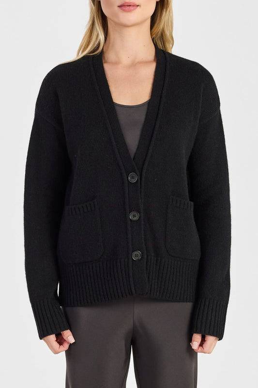 HEAVY JERSEY CARDIGAN