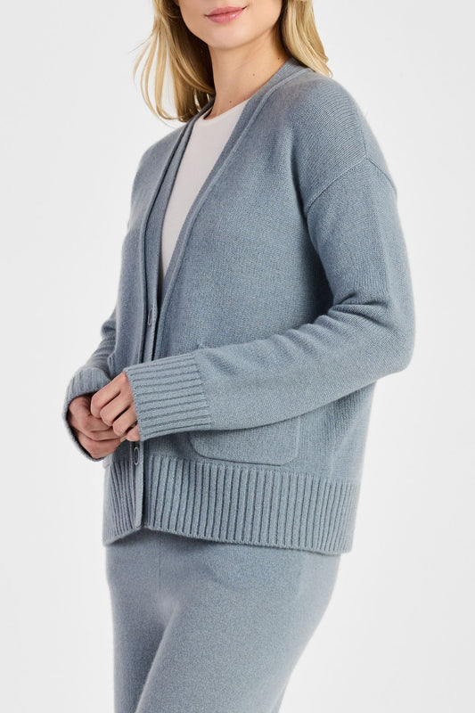 HEAVY JERSEY CARDIGAN
