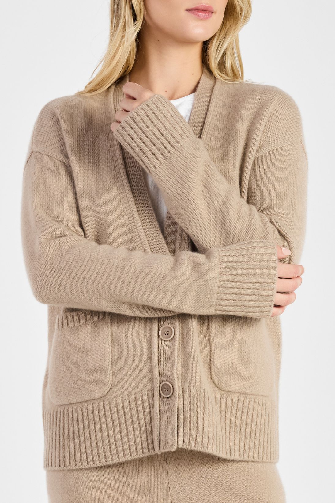 HEAVY JERSEY CARDIGAN
