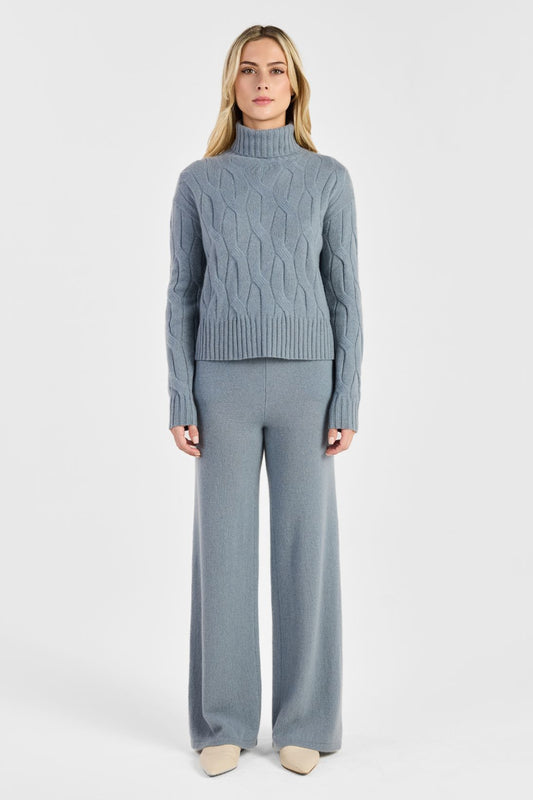 CABLE TURTLENECK